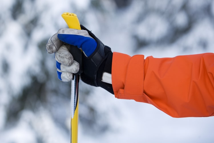 Lyžiarske rukavice na lyžovanie