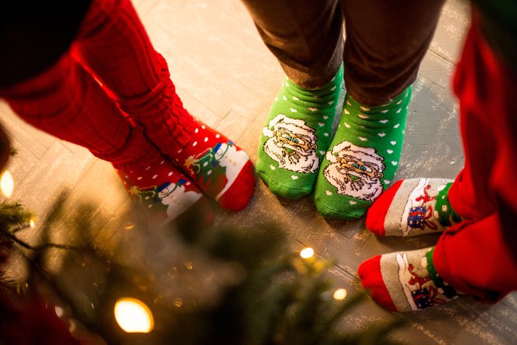 Vianočné ponožky pre celú rodinu