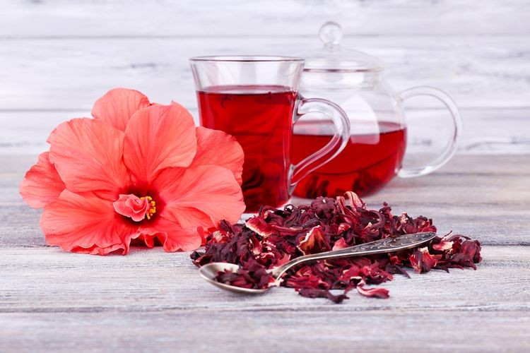 Čaj z ibišteka ružového