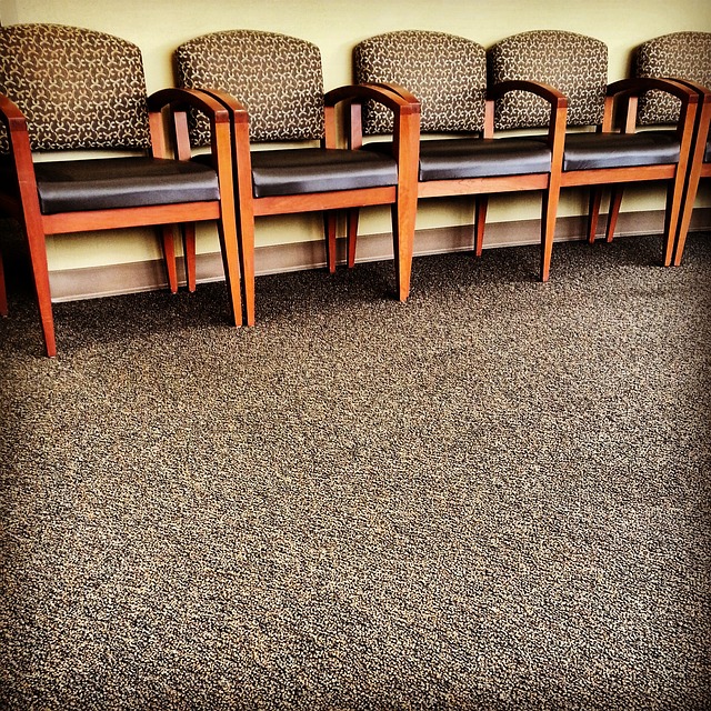 Záťažový koberec do čakárne