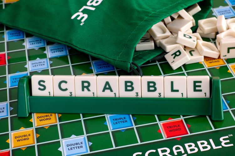 Spoločenská hra Scrabble pre deti i dospelých