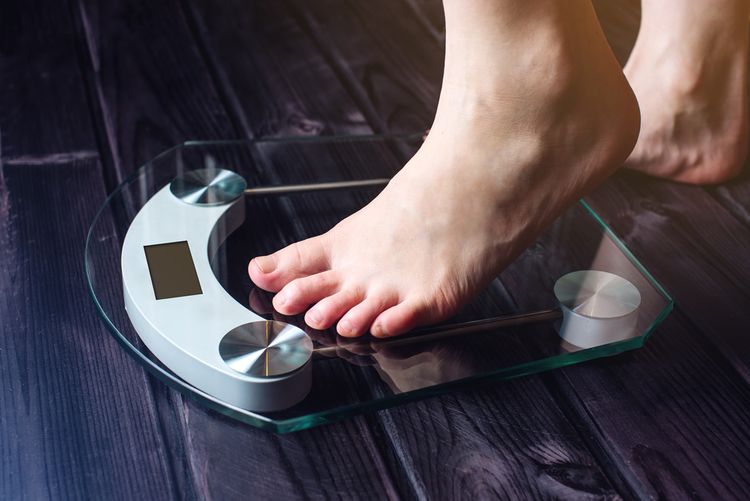 Diagnostická váha pre ženu