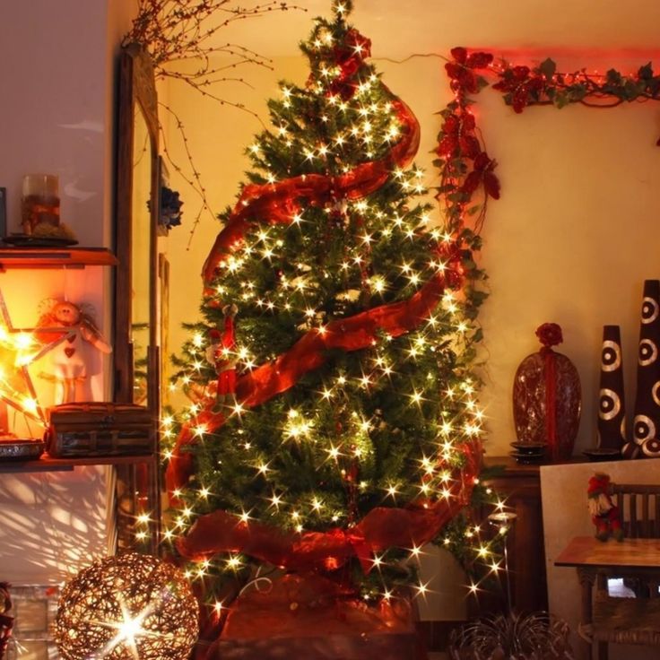 Vianočné LED osvetlenie na stromček