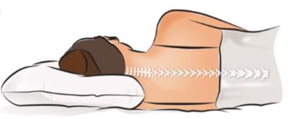 Správna poloha krčnej chrbtice počas spánku
