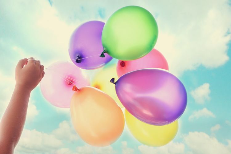 Balóny naplnené héliom sú vždy zdrojom dobrej zábavy
