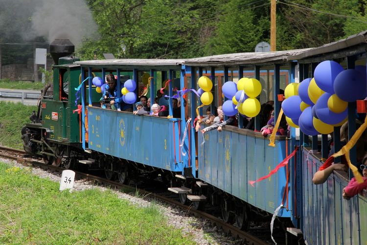 Aj vďaka Komunitným grantom môže v Košiciach fungovať unikátna Detská železnica s historickým vláčikom. Zdroj: Detská železnica Košice