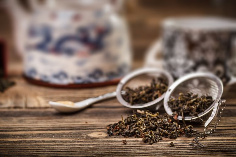 Čínsky čajový set a sitko na čaj