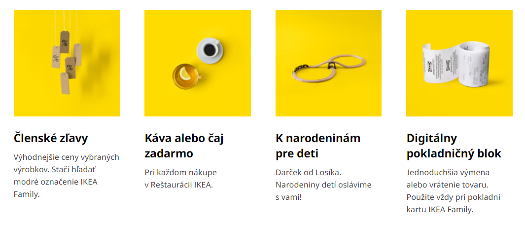 Výhoda členstva v IKEA Family