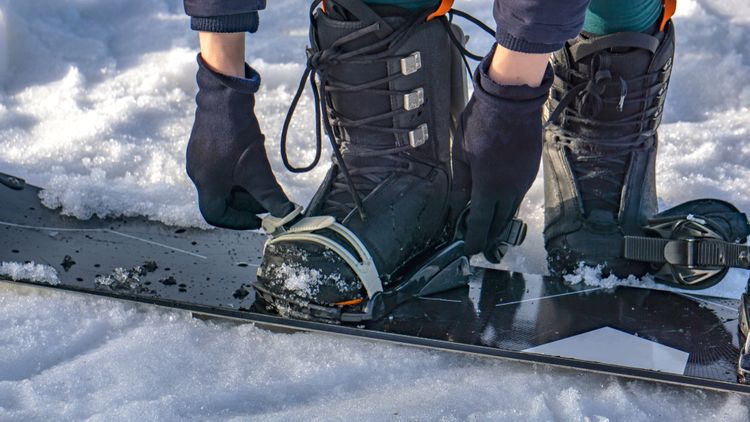 Snowboardová obuv s vnútornou topánkou z kože