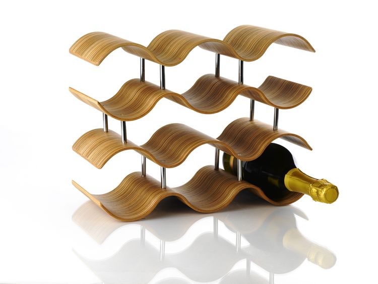 Dizajnový stojan na víno