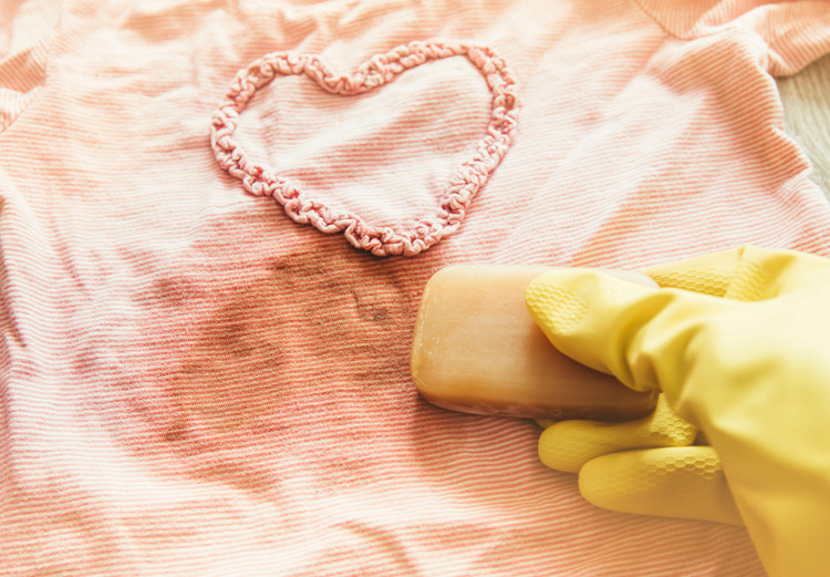 Žlčové mydlo na čistenie detského oblečenia