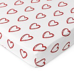 4Home jersey prestieradlo In love, 160 x 200 cm