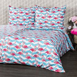 4Home Bavlnené obliečky Flamingo, 160 x 200 cm, 70 x 80 cm