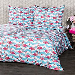 4Home Bavlnené obliečky Flamingo, 160 x 200 cm, 70 x 80 cm, 160 x 200 cm, 70 x 80 cm