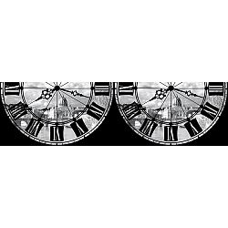 AG Art Samolepiaca bordúra Rímske hodiny, 500 x 14 cm
