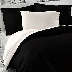 Kvalitex Saténové obliečky Luxury Collection čierna / biela