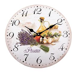 Nástenné hodiny Provence styl, 34 cm