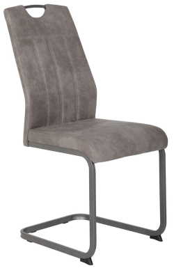 Jedálenská stolička Christina 2, šedá vintage látka