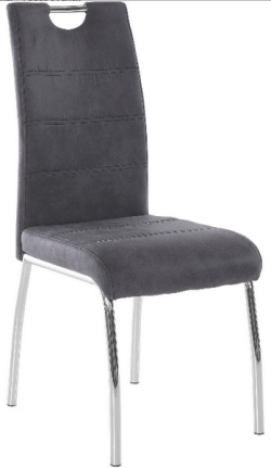Jedálenská stolička Susi, antracitová vintage látka