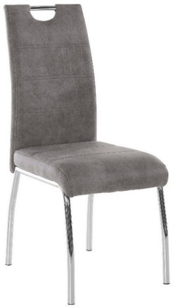Jedálenská stolička Susi, šedá vintage látka