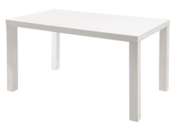 Jedálenský stôl 140x80 cm, lesklý