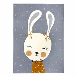 Šedý detský koberec 220x160 cm Bunny Polly - Hanse Home