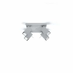 Sivé bodové svietidlo 25x25 cm Toscana – Nice Lamps