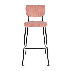 Súprava 2 ružových barových stoličiek Zuiver Benson, výška 102,2 cm