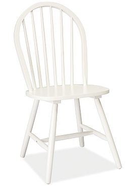 NajlacnejsiNabytok FIERO biela jedálenská stolička