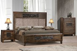 NajlacnejsiNabytok LUXOR drevená manželská posteľ 180