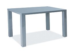 NajlacnejsiNabytok MONTEGO jedálenský stôl 120x80 cm, šedý lesk