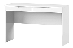 NajlacnejsiNabytok SELENE 31 pracovný stôl, biela/biely lesk