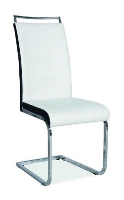 NajlacnejsiNabytok SIGNAL - H-441 kovová stolička, biela
