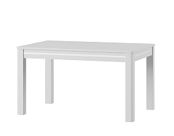 NajlacnejsiNabytok SUNNY 1 rozkladací jedálenský stôl, biely lesk