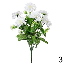 Kytica chryzantéma biela 35cm 201990B