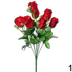 Kytica ruža červená 49cm 1001266C