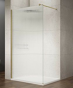 GELCO - VARIO GOLD jednodielna sprchová zástena na inštaláciu k stene, sklo nordic, 1400  GX1514-08