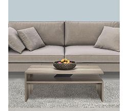 Adore Furniture Konferenčný stolík 42x110 cm hnedá 