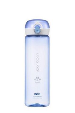 LOCKNLOCK Fľaša na vodu "Bisfree One Touch" 550 ml, modrá
