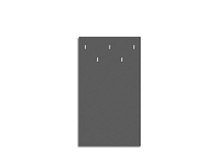 DREVONA09 Vešiakový panel šedý grafit RP-CH-13