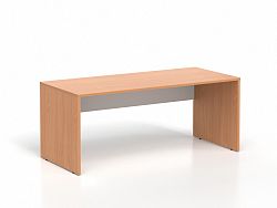 DREVONA33 Kancelársky stôl LUTZ 180x80 buk + biela