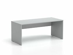 DREVONA33 Kancelársky stôl LUTZ 180x80 šedá + biela