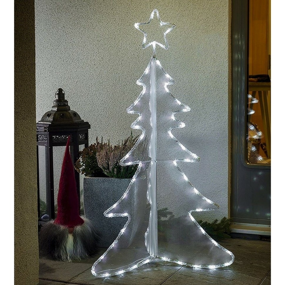3D vianočný stromček 120 cm, 80 LED