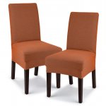4home Multielastický poťah na stoličku Comfort terracotta, 40 - 50 cm, sada 2 ks