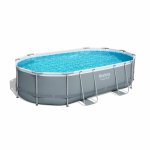 Bestway Oválny nadzemný bazén Power Steel, kartušová filtrácia, schodíky 4,88 x 3,05 x 1,07 m