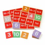 Bigjigs Toys Matematické bingo Násobenie a delenie