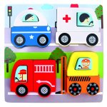 Bino 3D Puzzle - záchranné vozidlá