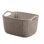 Curver Úložný box Knit 8 l, hnedá