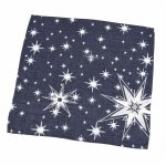Forbyt Vianočný obrus Hviezdy sivá, 35 x 35 cm