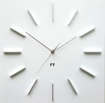 Future Time FT1010WH Square white 40cm